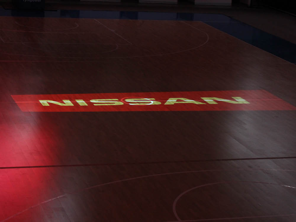 Nissan Arena sign