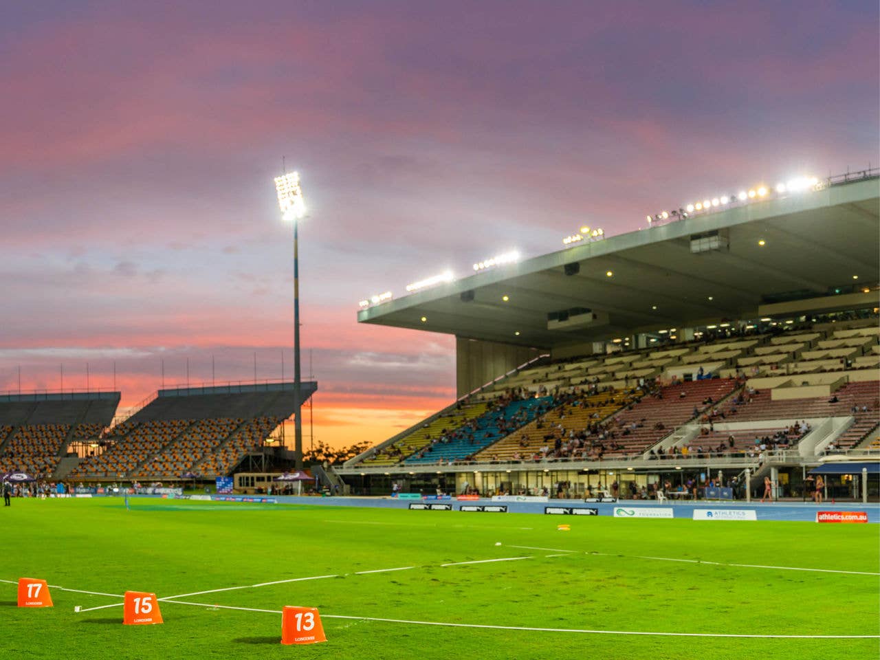 Main Stadium Field Sunset