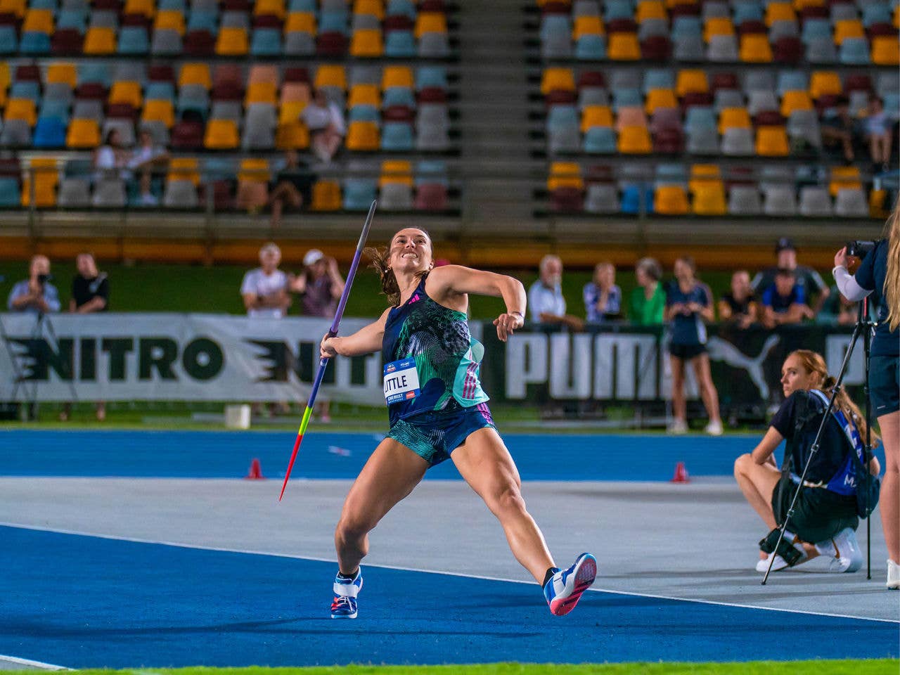 Javelin Throw Action Shot