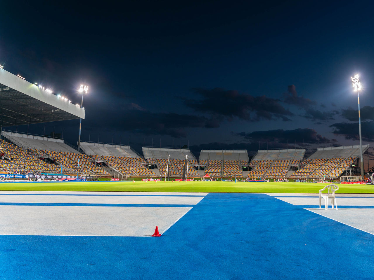 Main Stadium Javelin Runway at Night