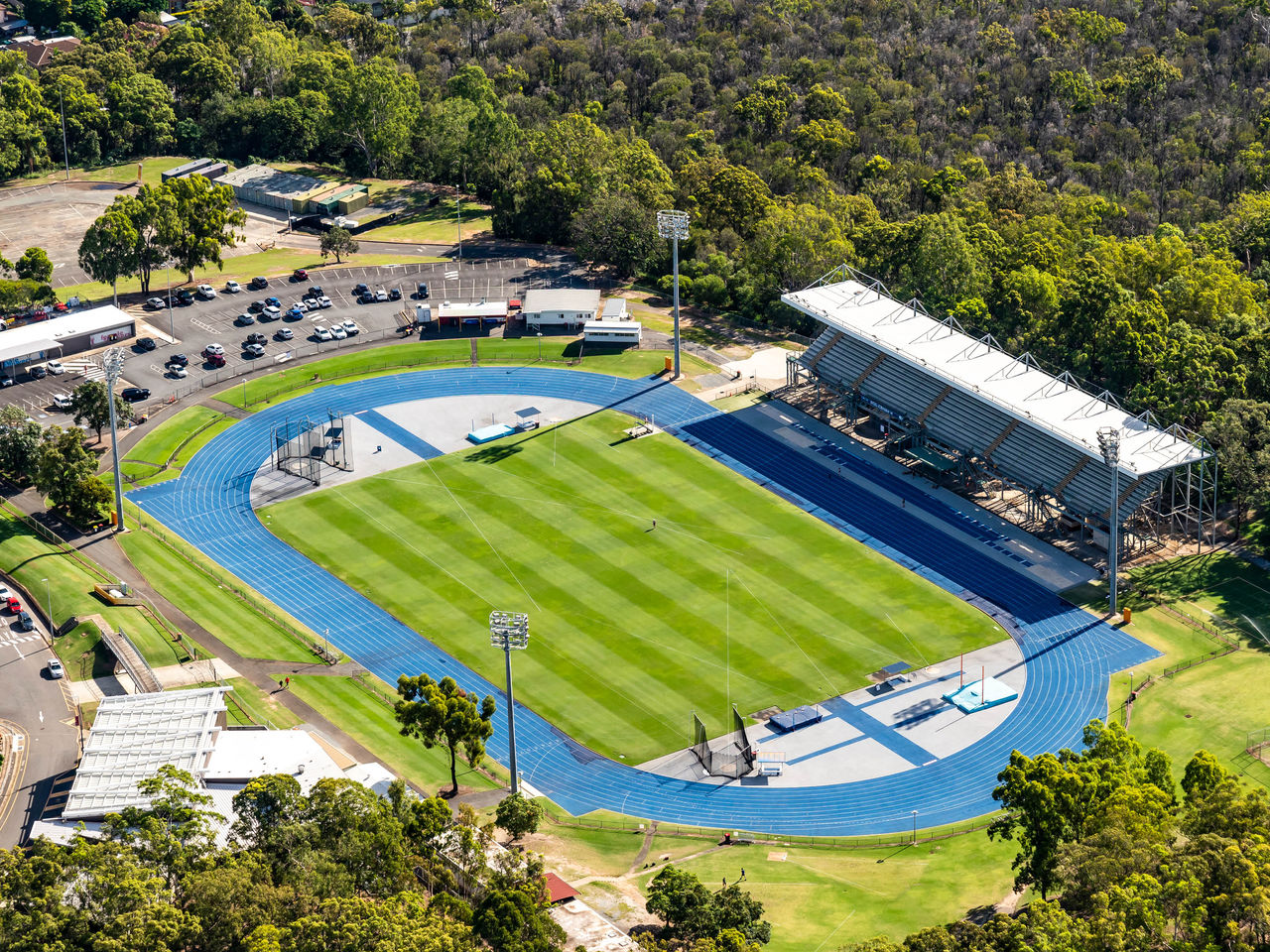 SAF Track Aerial View