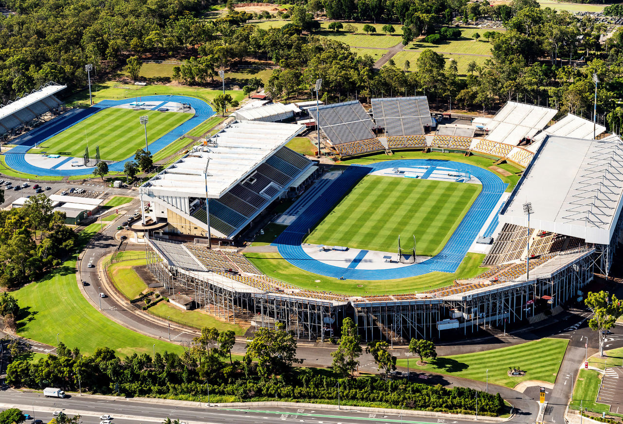 Aerial of SAF Track